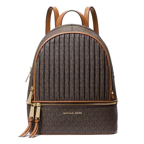 michael kors rhea backpack acorn